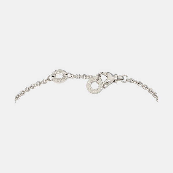 B.ZERO1 18k White Gold Silver Bracelet