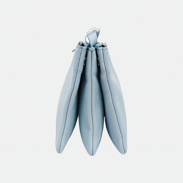 TRIO Small Lambskin Blue