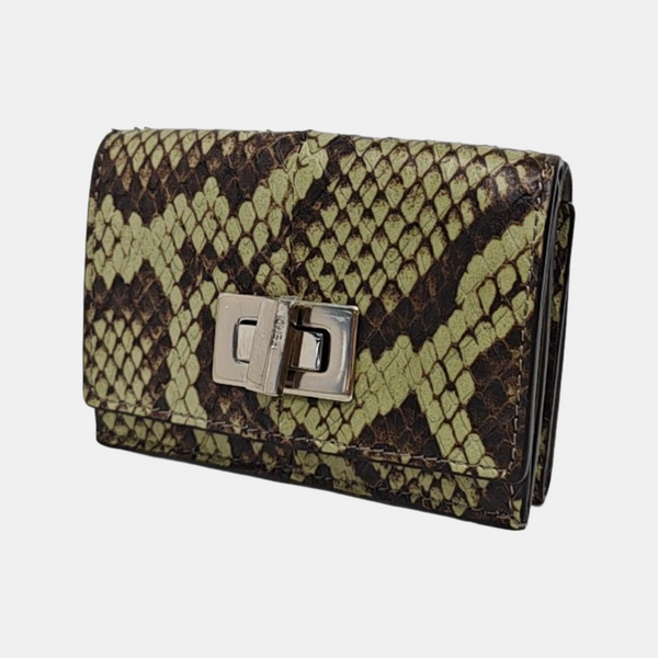 Python Wallet Green