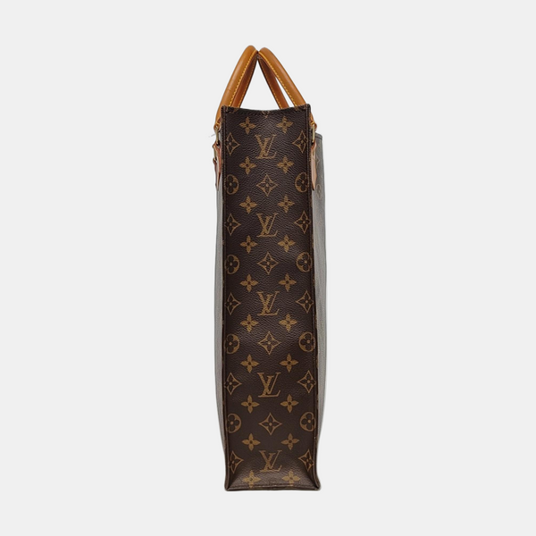 SAC PLAT GM Monogram Coated Canvas Brown