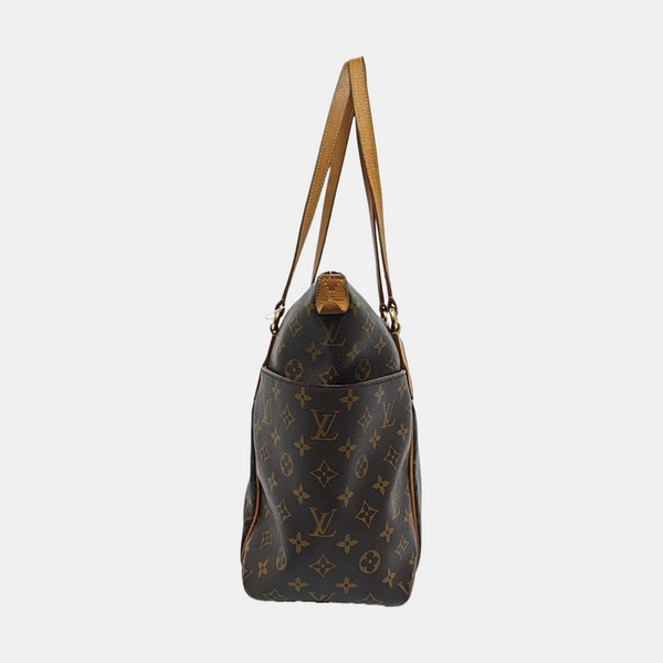 TOTALLY MM Monogram Coated Canvas Brown