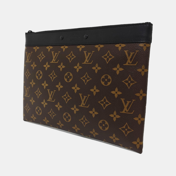 DISCOVERY Monogram Coated Canvas Brown