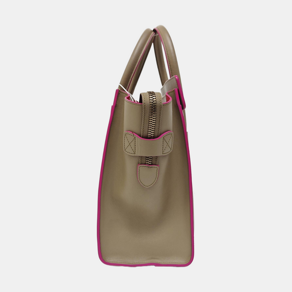 LUGGAGE Micro Calfskin Gray