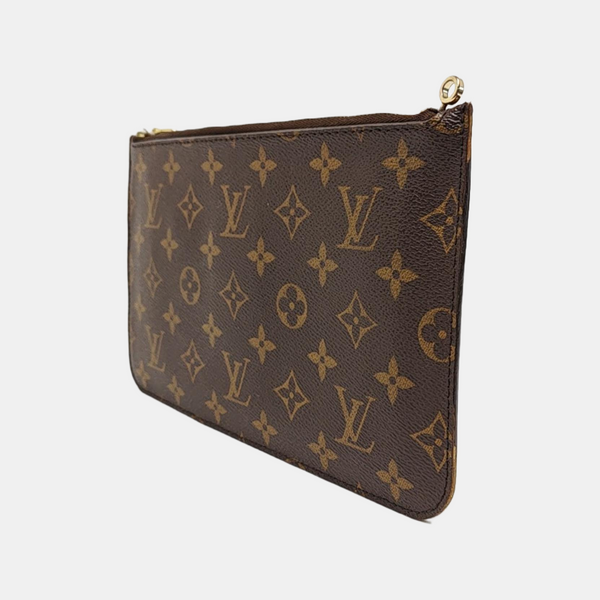 NEVERFULL PM Monogram Coated Canvas Brown