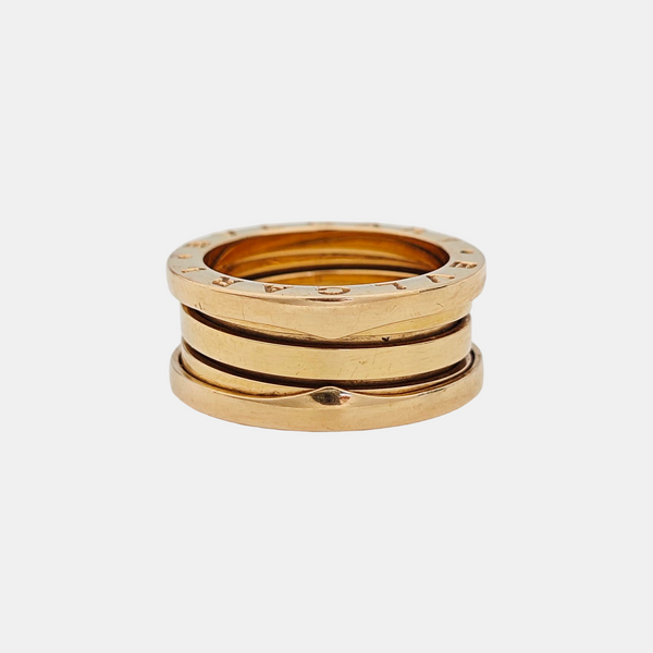 B.ZERO1 18k Rose Gold Ring EU 51