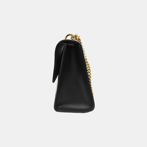 Padlock Medium Monogram Calfskin Black