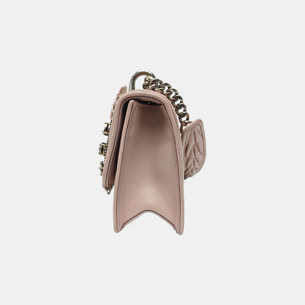Miu Lady Quilted Lambskin Pink