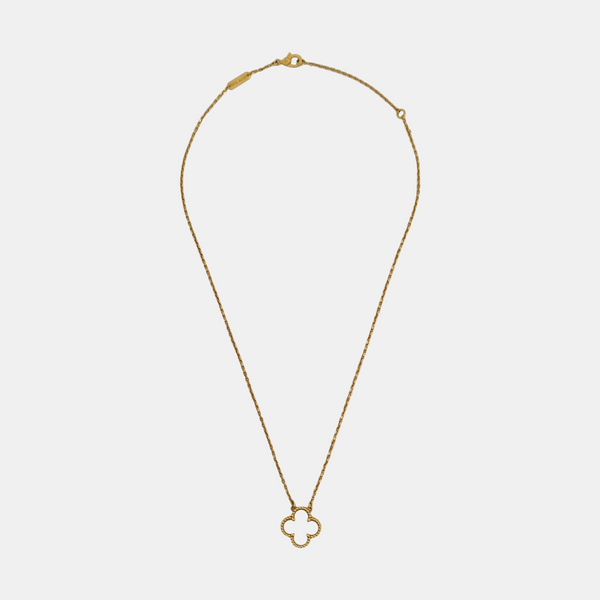 Vintage Alhambra 18k Gold Necklace