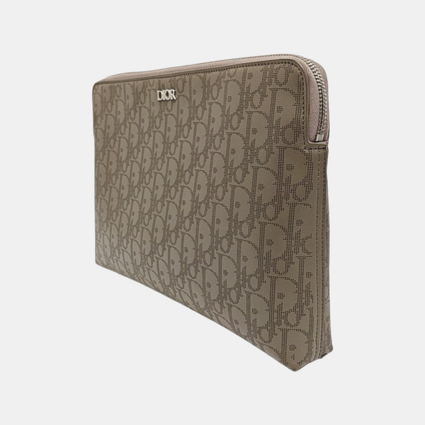 Calfskin Clutch Brown