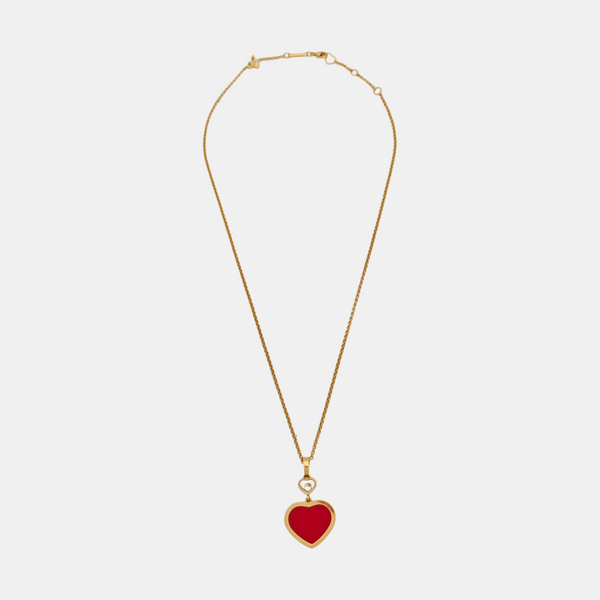 Happy Hearts 18k Rose Gold Necklace