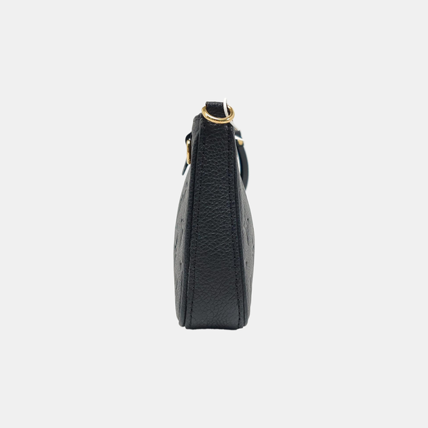 EASY POUCH ON STRAP Monogram Calfskin Black