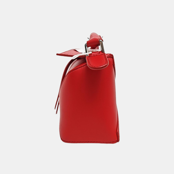 Puzzle Mini Calfskin Red