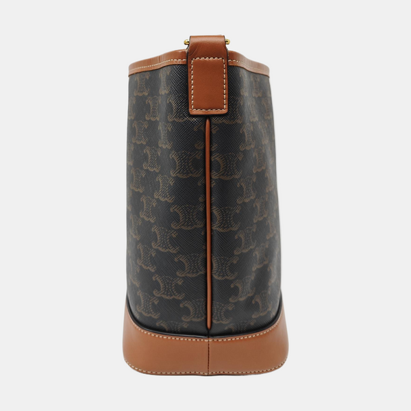 TRIOMPHE CANVAS Small Coated Canvas Brown