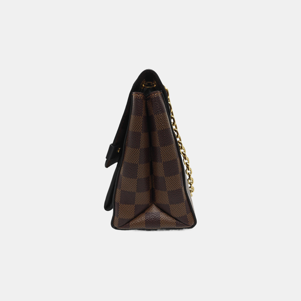VAVIN PM Damier Ebene Coated Canvas Brown