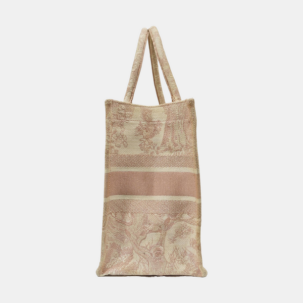 Book Tote Medium Canvas Pink