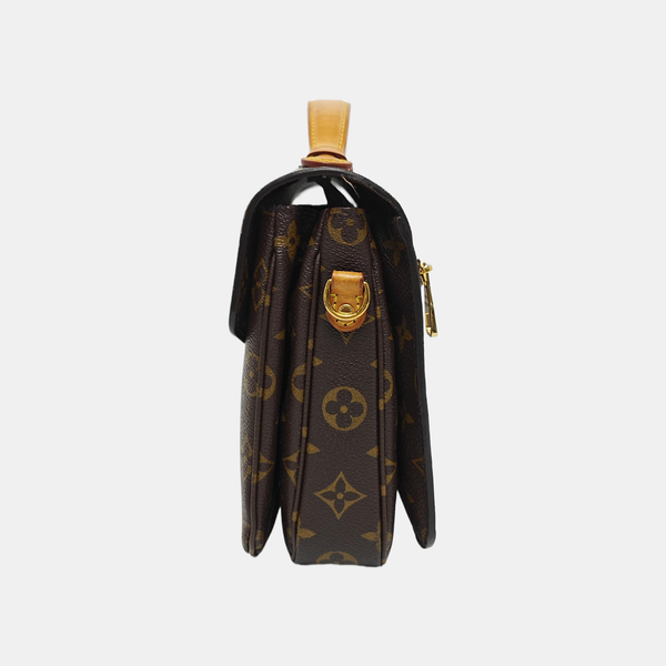 MÉTIS MM Monogram Coated Canvas Brown