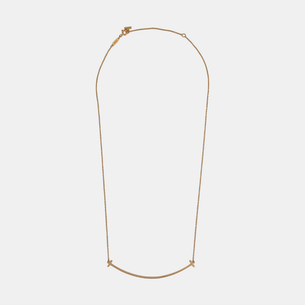 Tiffany T 18k Rose Gold Necklace