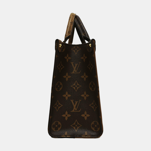 ONTHEGO PM Monogram Coated Canvas Brown