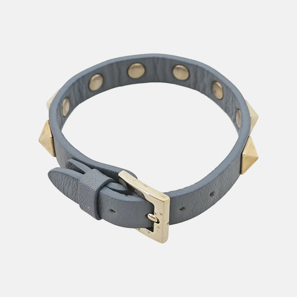 Leather Blue Bracelet