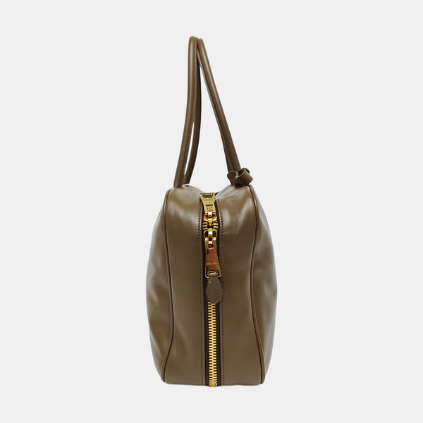 Beau Large Calfskin Gray