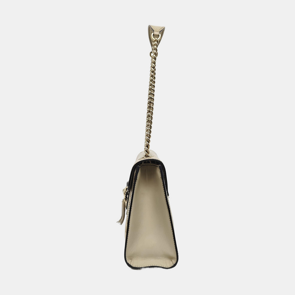Emily Chain Monogram Canvas Beige