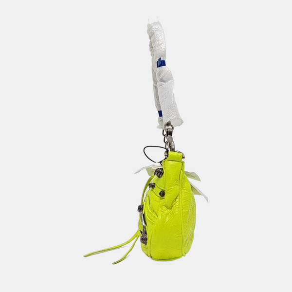 Le Cagole Mini Lambskin Green