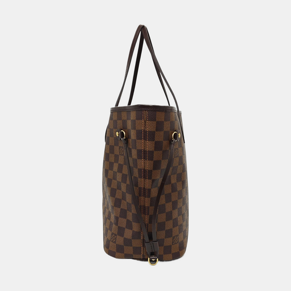 NEVERFULL MM Damier Ebene Coated Canvas Brown