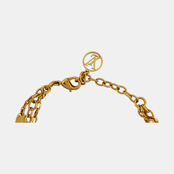 BLOOMING STRASS Metal Gold Bracelet
