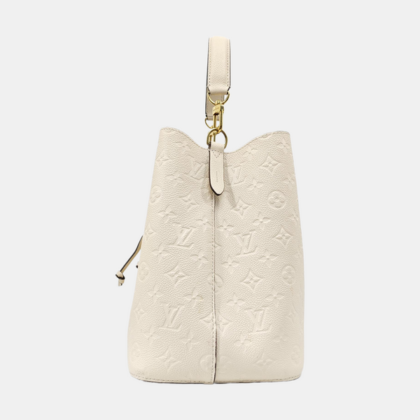 NÉONOÉ MM Monogram Calfskin White