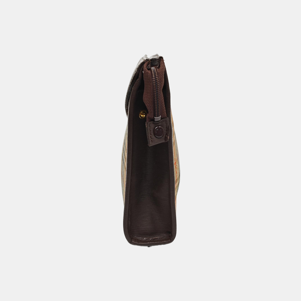 Canvas Clutch Beige