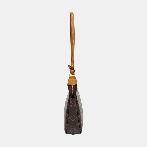 ACCESSOIRES GM Monogram Coated Canvas Brown