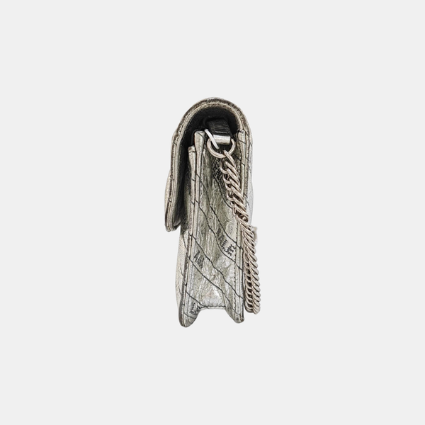 BB Quilted Calfskin Silver