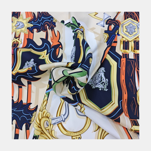 Mulberry Silk Silk Scarf Multicolor