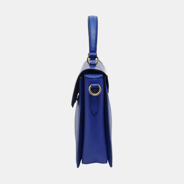 Kelly Calfskin Blue