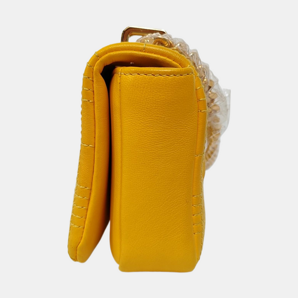 Lola Mini Quilted Lambskin Yellow