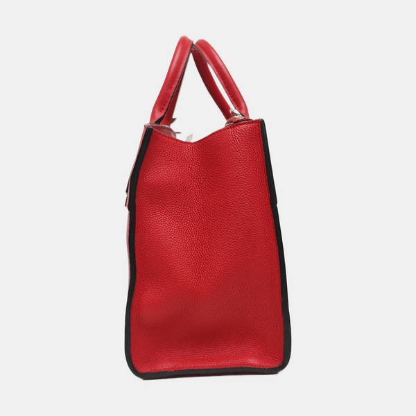 CITY STEAMER PM Calfskin Red
