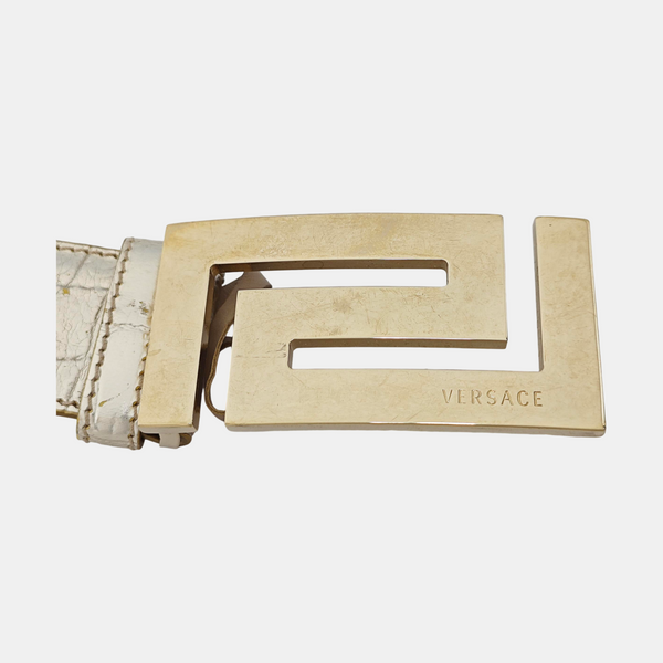 Leather Belt Gold