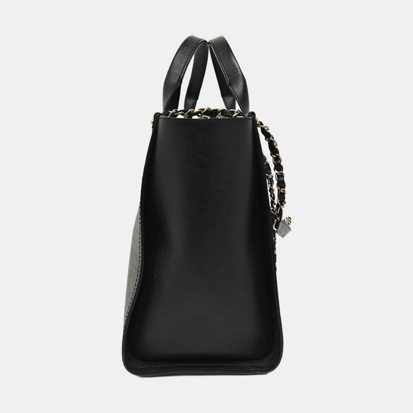 DEAUVILLE Small Calfskin Black