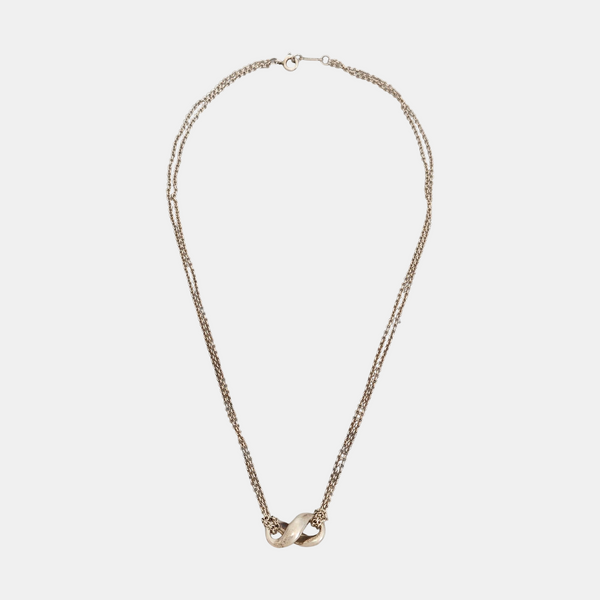 Tiffany Infinity 925 Sterling Silver Necklace