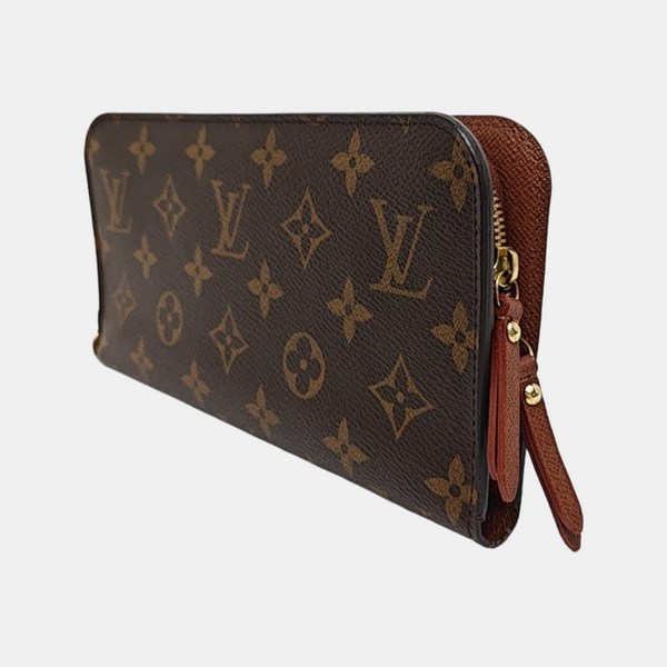 INSOLITE Monogram Coated Canvas Brown Wallet