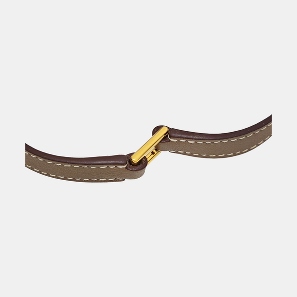 Rivale Leather Beige Bracelet