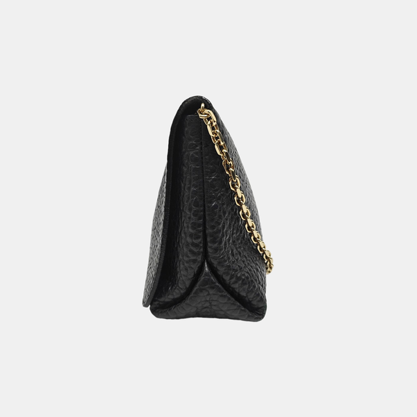 Langley Calfskin Black