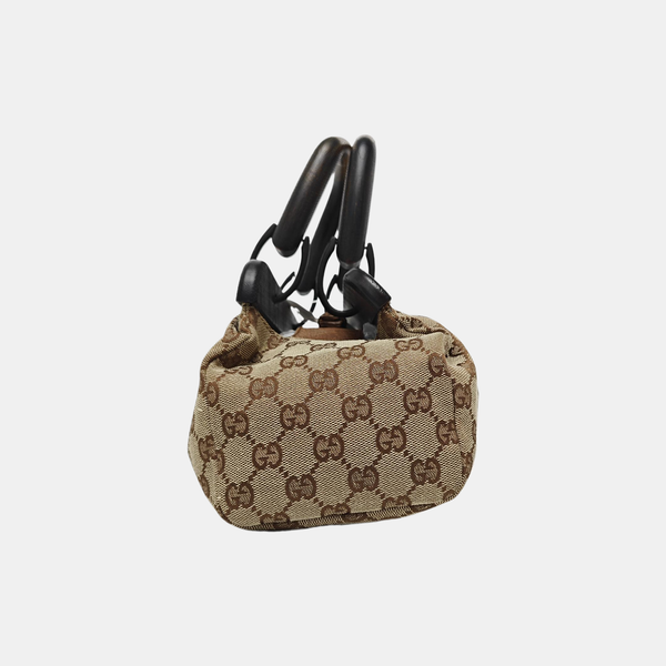 Monogram Canvas Tote Bag Beige