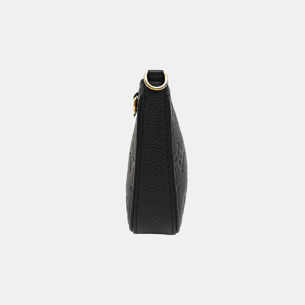 EASY POUCH ON STRAP Monogram Calfskin Black
