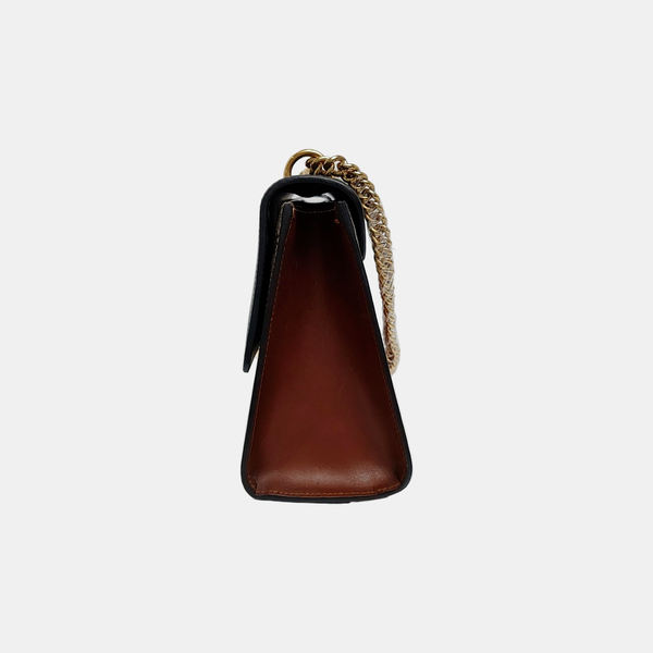 Authenticated pre-owned Padlock Medium Monogram Coated Canvas Beige - Shoulder Bag at Looply