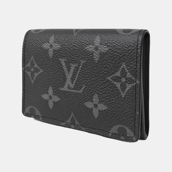 Monogram Coated Canvas Wallet Black