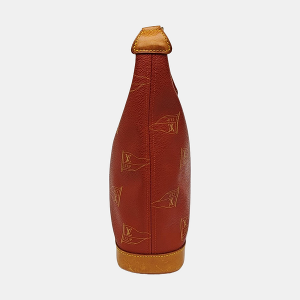 Coated Canvas Shoulder Bag Red