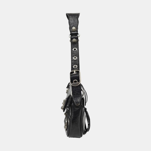 Lambskin Shoulder Bag Small Black