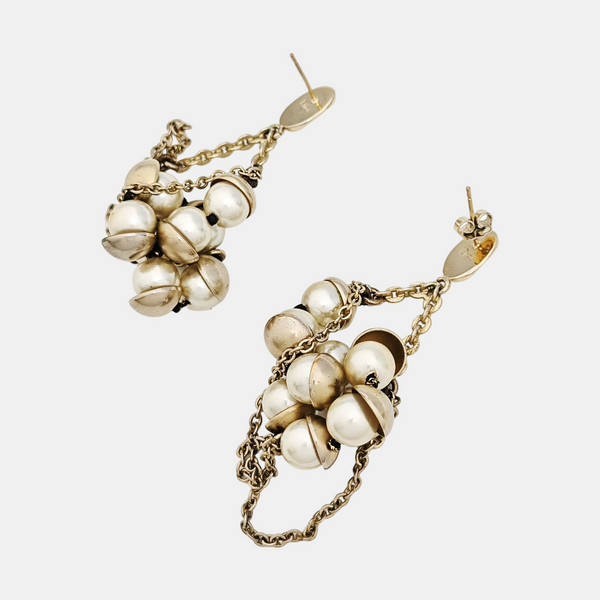 Metal Gold Earrings