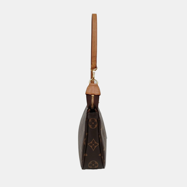 ACCESSOIRES GM Monogram Coated Canvas Brown